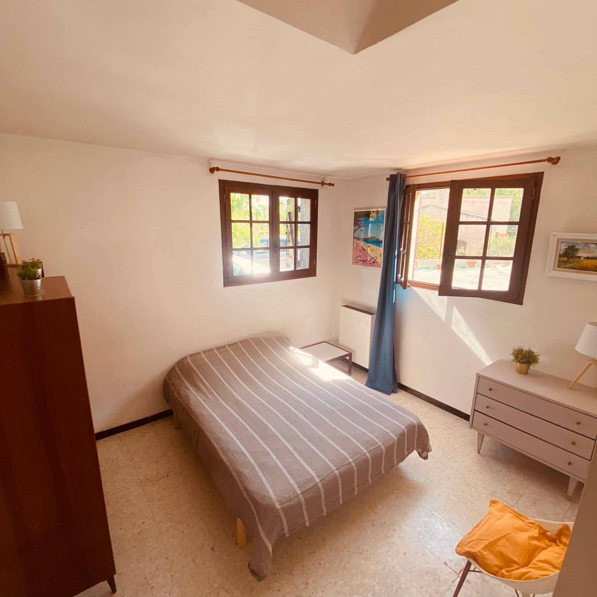 Villa La Louette, 100M Centre-Village, Piscine H-Sol, Proche Mer Saint-Cyr-sur-Mer Eksteriør billede